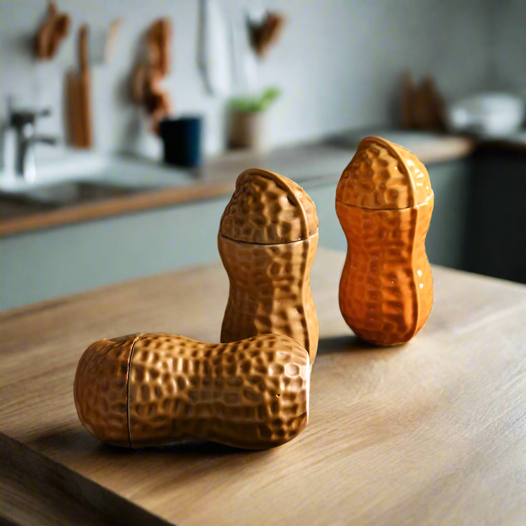 Peanut Ceramic Storage Can - Yililo