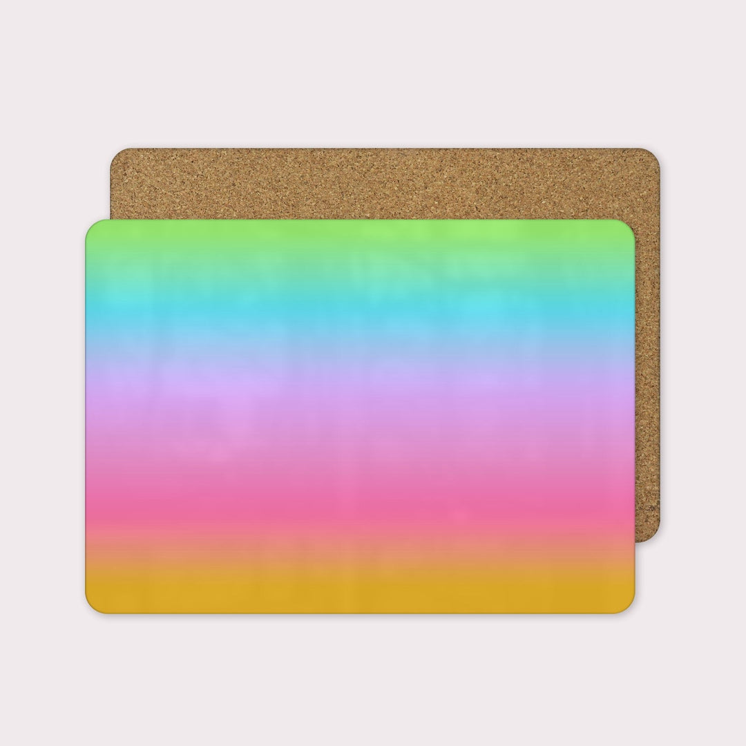 Rainbow Bliss Ombre Placemats - Yililo