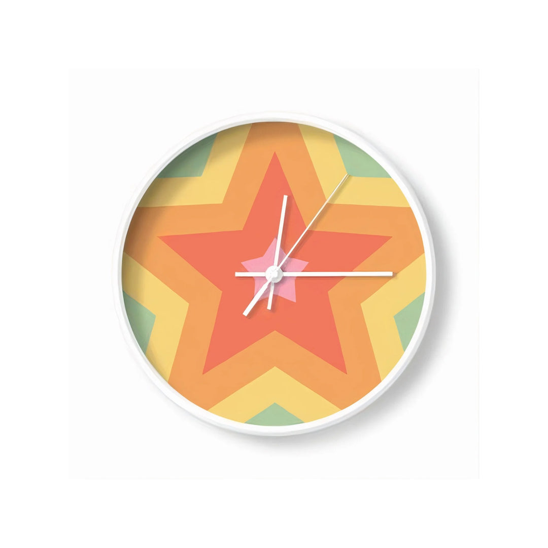 Rainbow Star Wall Clock - Yililo