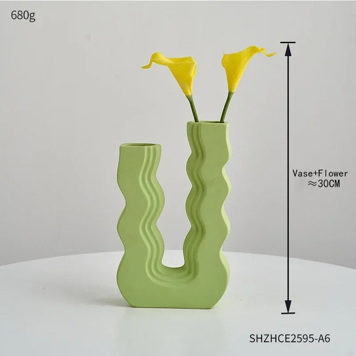 Squiggle Colourful Double Ended Vase - Yililo