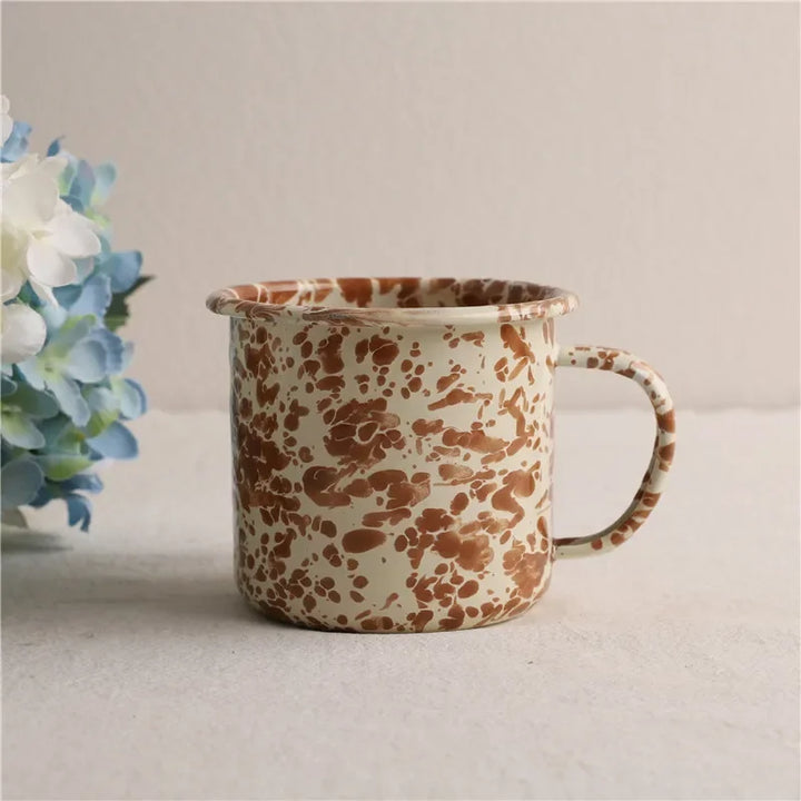 Ink Splash Enamel Drinking Mug - Yililo