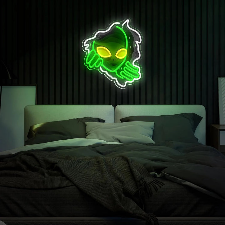 Alien LED Neon Style Wall Light