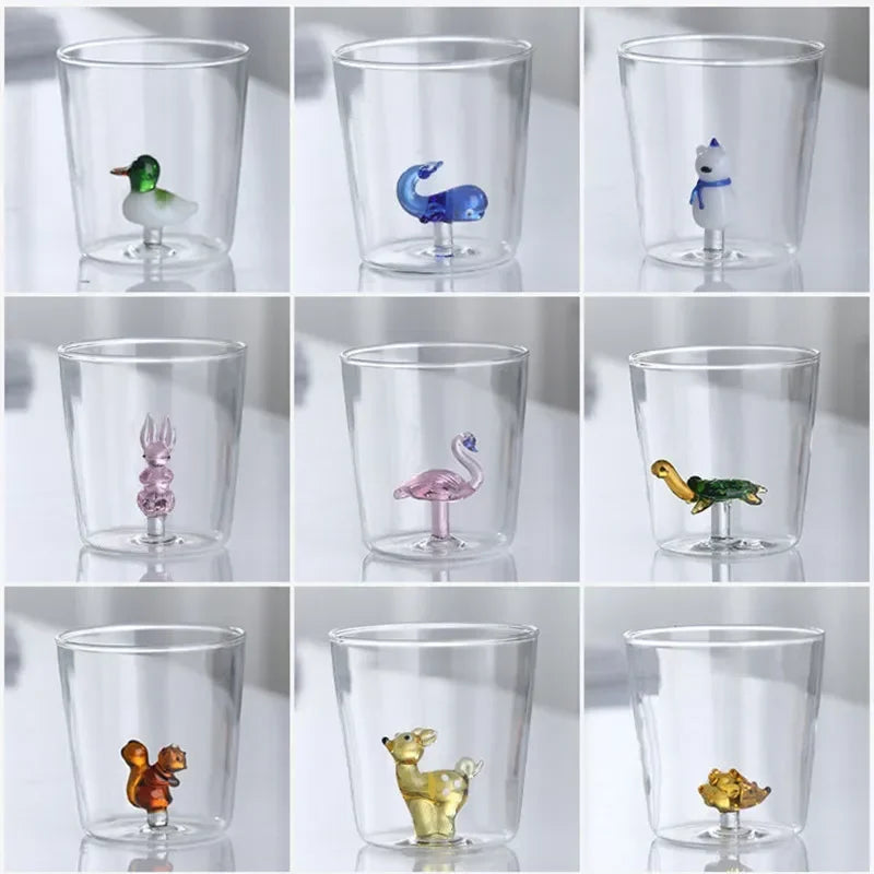 3D Animal Shape Glass