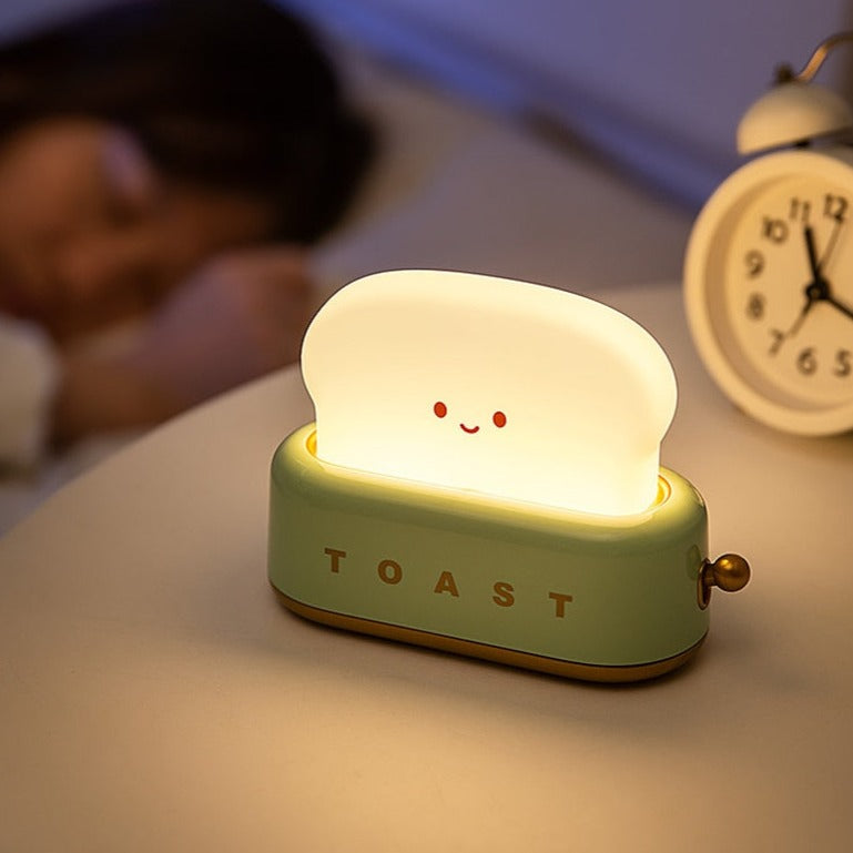 Happy Toast LED Bread Night Light Lamp