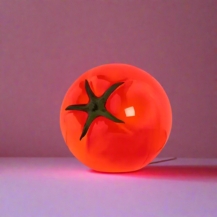 Tomato Shape Glass Table Lamp