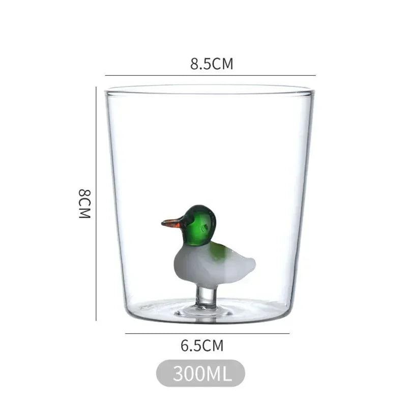 3D Animal Shape Glass