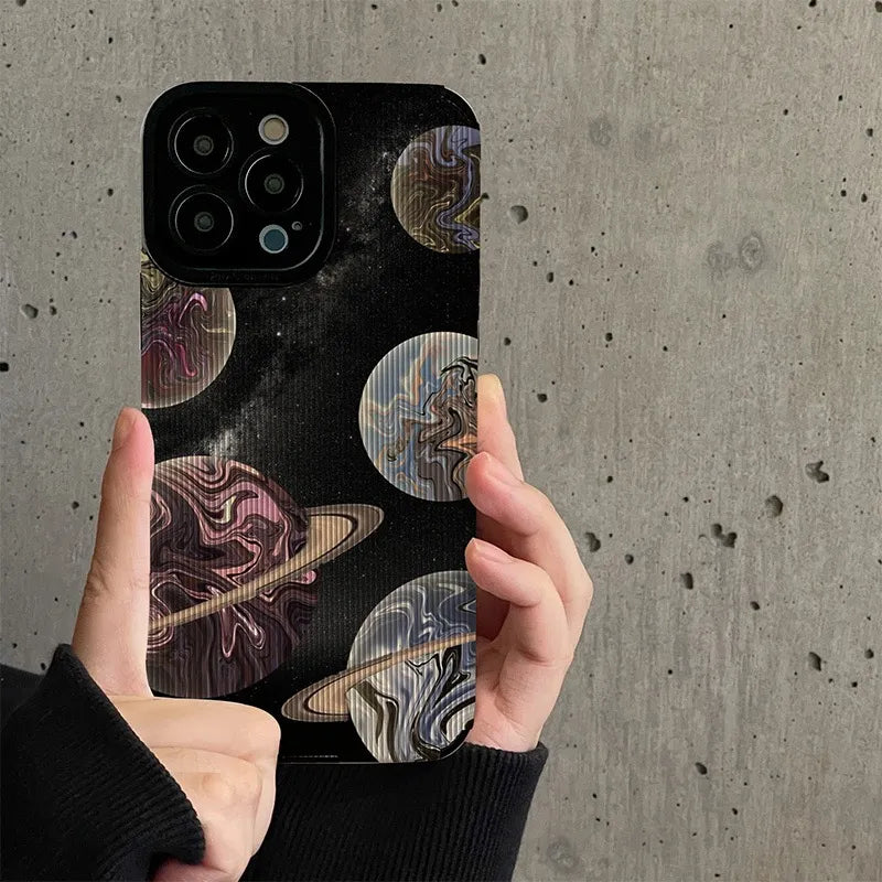 Beautiful Planet Textured iPhone Case - Yililo