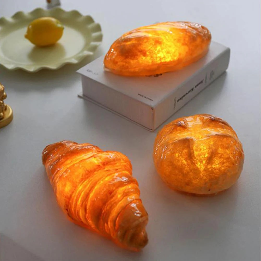 Croissant Shape Novelty Light Pastry Lamp