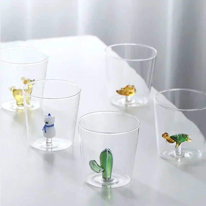 3D Animal Shape Glass