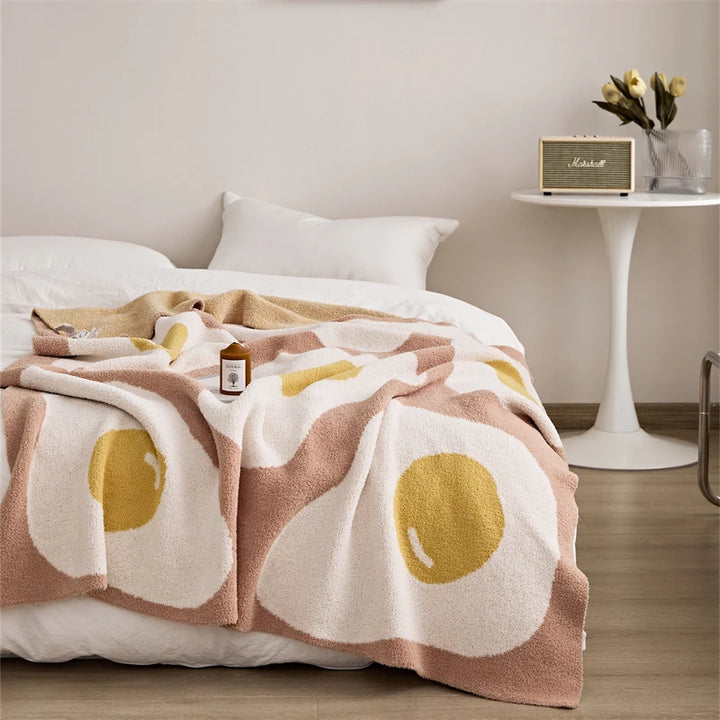 Egg Microfibre Throw Blanket - Yililo