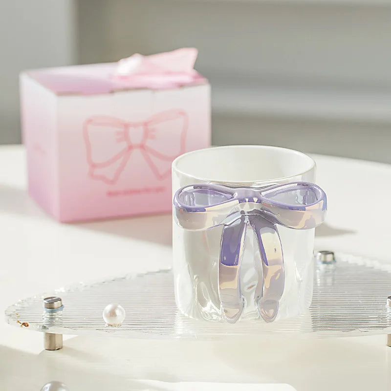 Pearly Bow Coquette Mug - Yililo