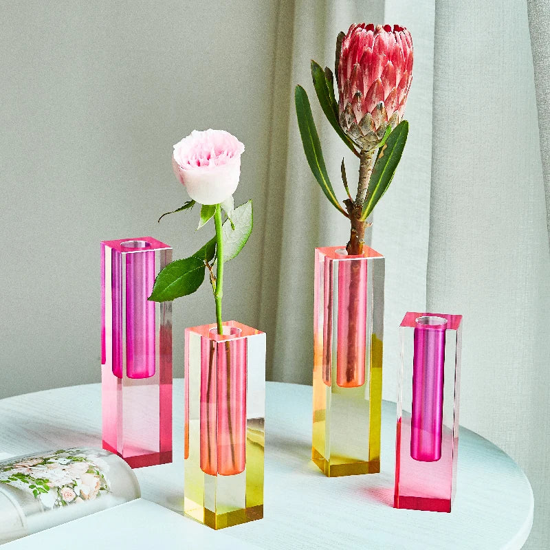 Nordic Rainbow Pillar Vase