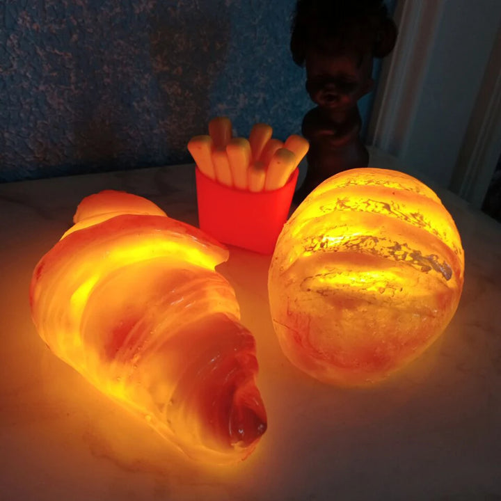 Croissant Shape Novelty Light Pastry Lamp