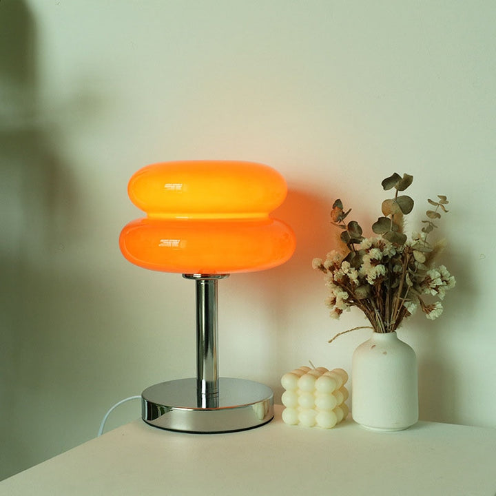 Retro Glass Doughnut Table Lamp Light - Yililo