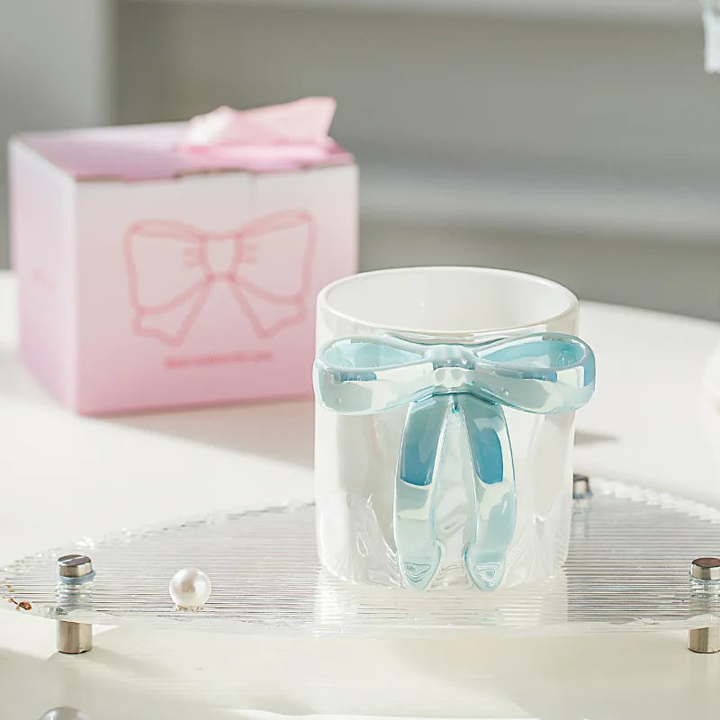 Pearly Bow Coquette Mug - Yililo