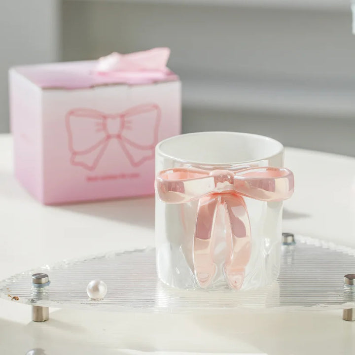 Pearly Bow Coquette Mug - Yililo