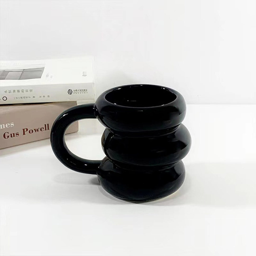 Chunky Nordic Irregular  Curve Mug Cup