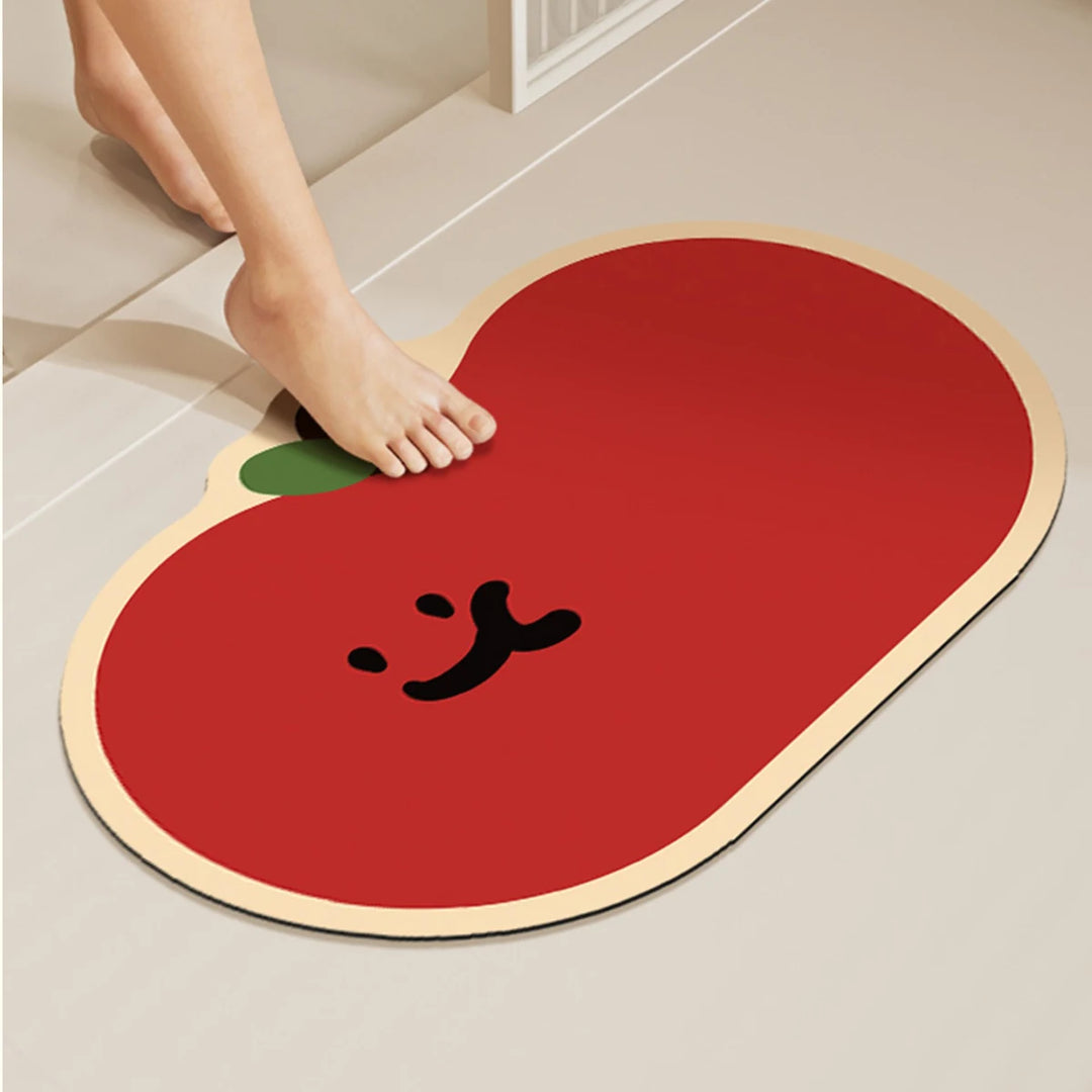 Smiley Tomato Bath Mat - Yililo