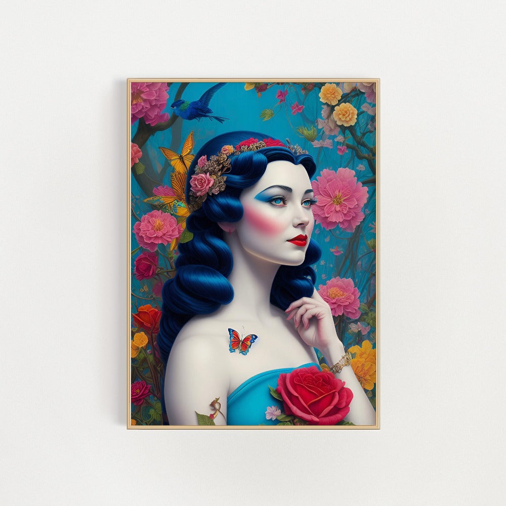 Snow White Inspired Fine Art Wall Print - Yililo