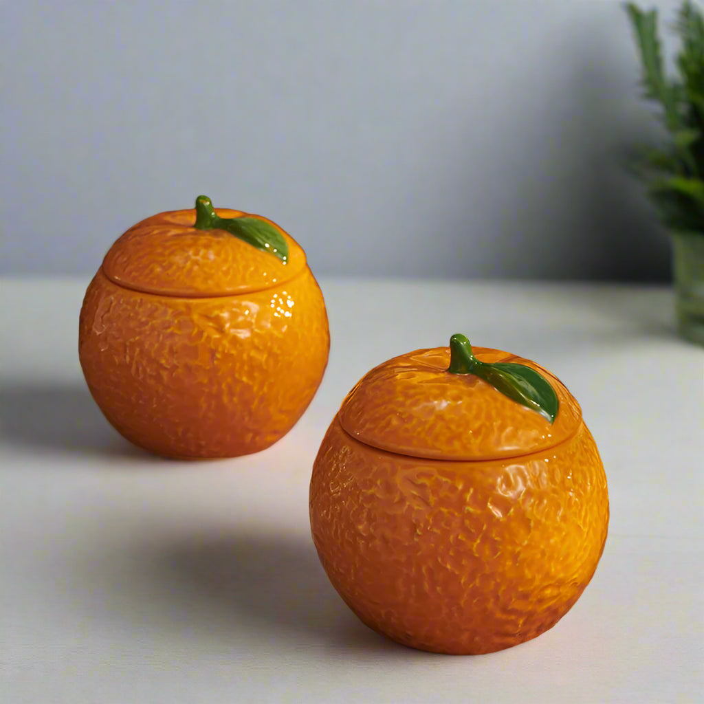 Tangerine Storage Jar - Yililo