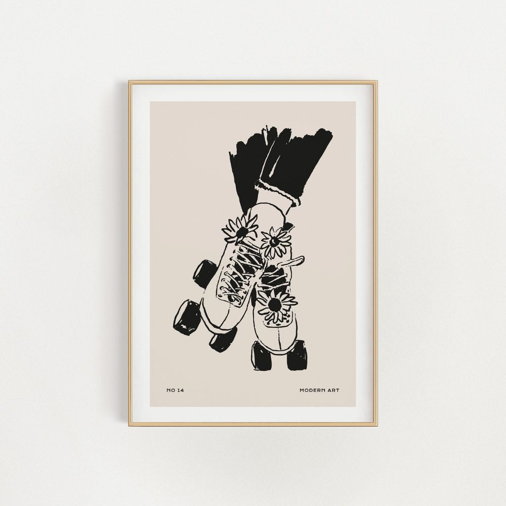 The Daisy Skates Wall Art Poster - Yililo