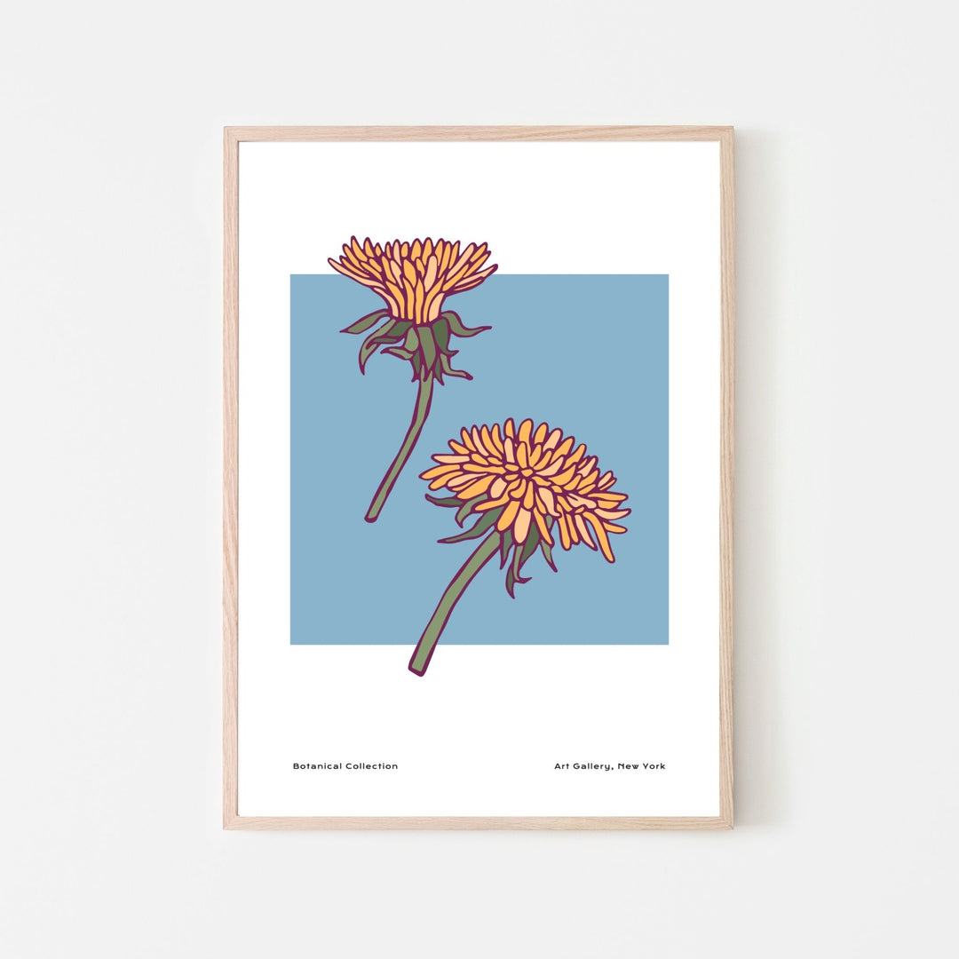 The Flower Duo Fine Wall Art Print - Yililo