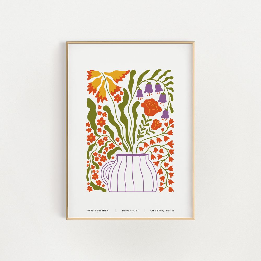 The Flower Jug Bloom Wall Art Poster - Yililo