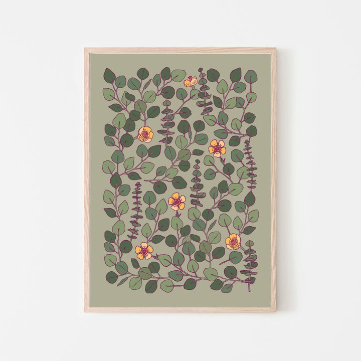 The Green Meadow Fine Wall Art Print - Yililo