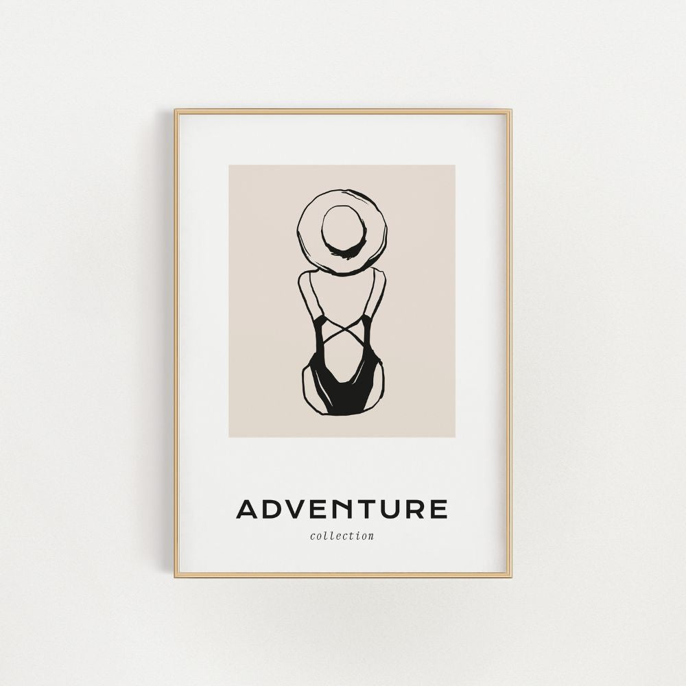 The Swimsuit Adventure Wall Art Poster - Yililo