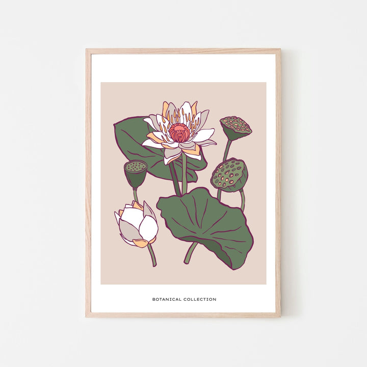 The Water Lilies Fine Wall Art Print - Yililo