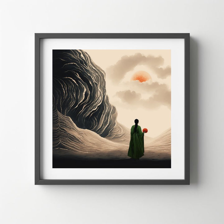 The Waves Abstract Fine Art Wall Print - Yililo