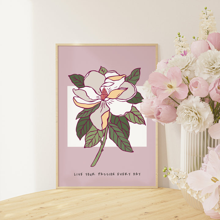 The Passionate Bloom Fine Wall Art Print