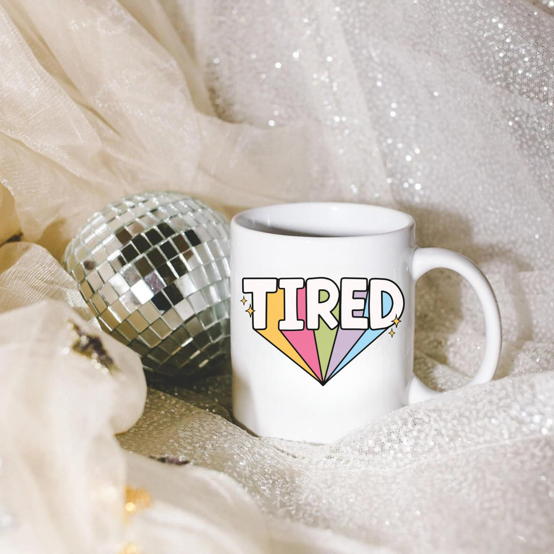 Tired 3D Rainbow Mug - Yililo