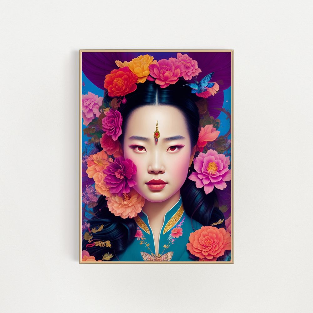 Mulan Princess Inspired Fine Art Wall Print