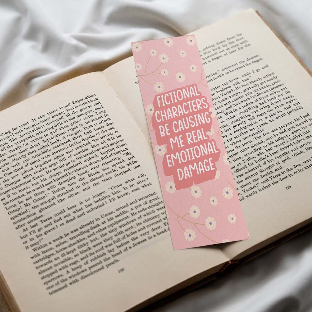 Fictional Characters Funny Bookmark With Tassel