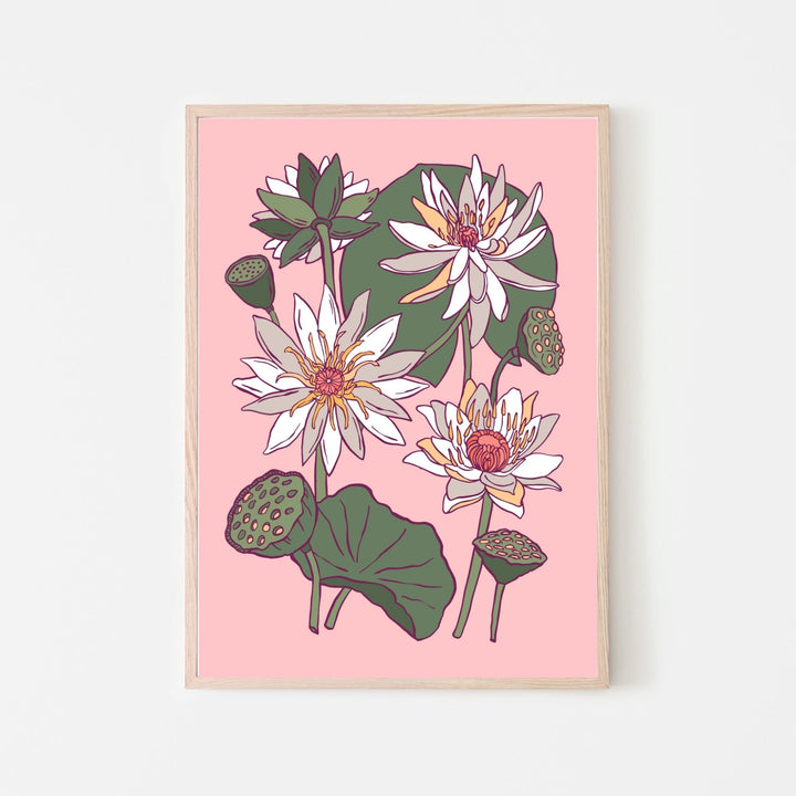 Whimsical White Garden Fine Wall Art Print - Yililo