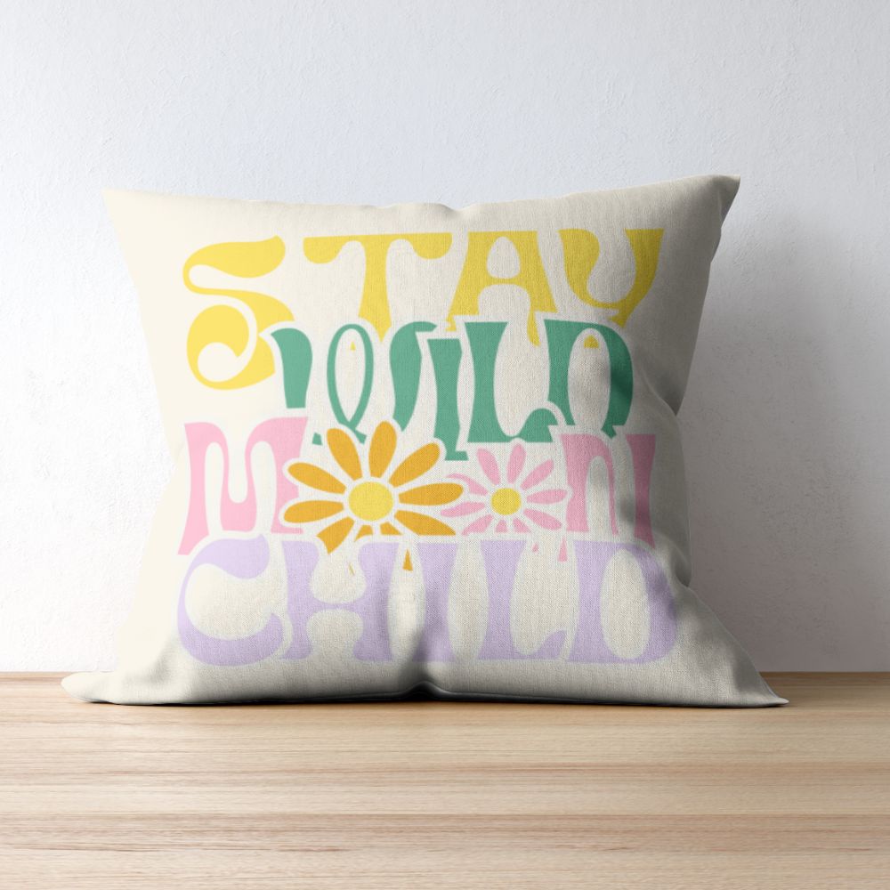 Wild Child Colourful Soft Sofa Cushion - Yililo