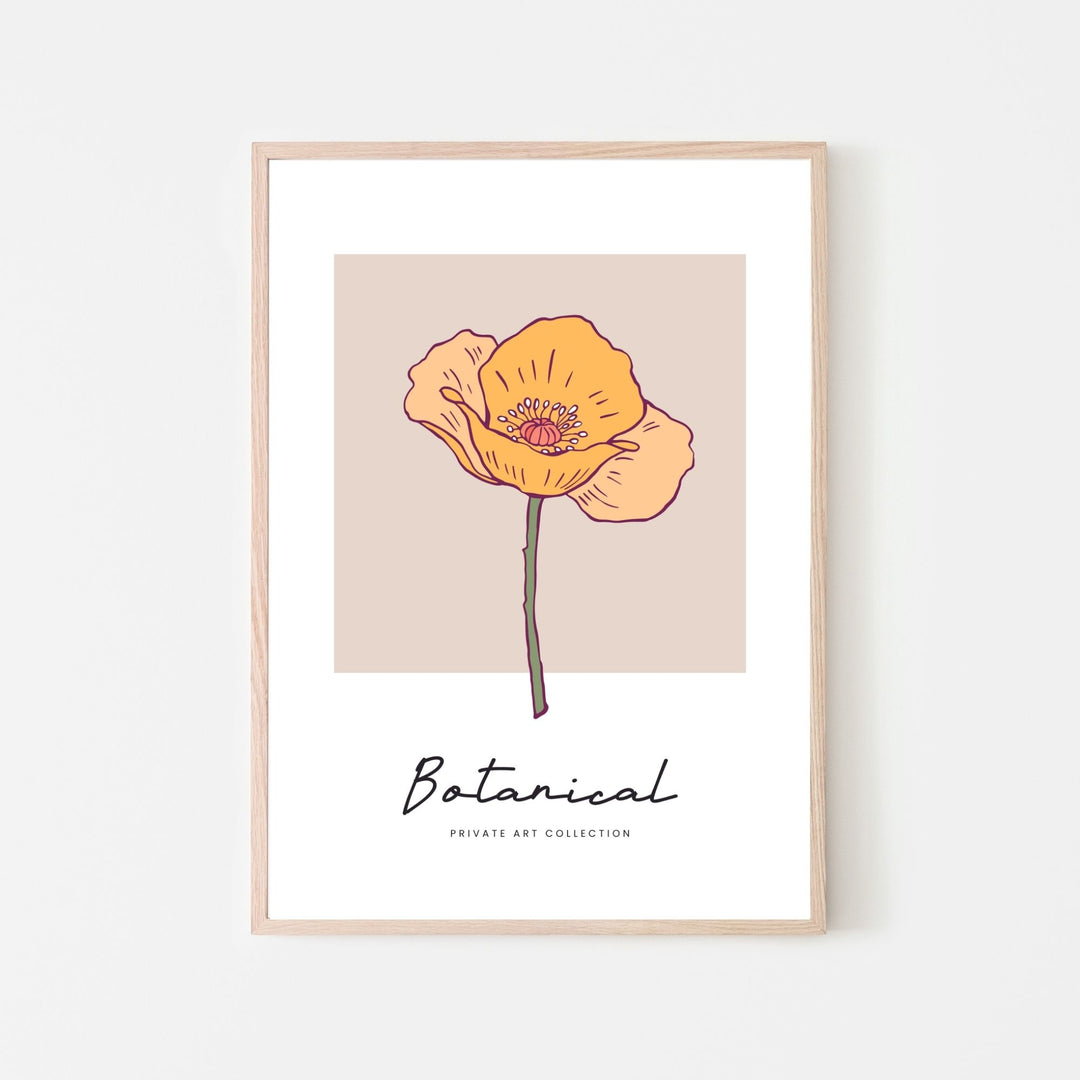 Yellow Botanics Fine Wall Art Print - Yililo