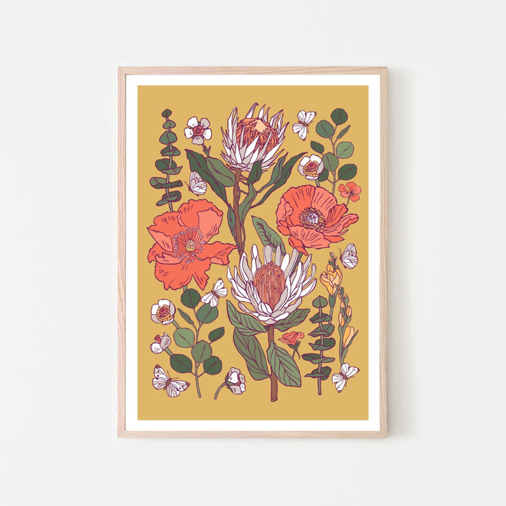 Yellow Paradise Bloom Fine Art Print - Yililo