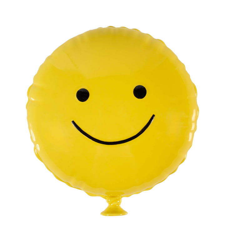 Yellow Smiley Happy Balloon Trinket Box