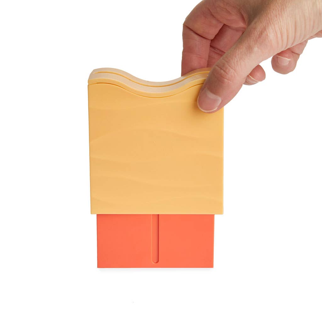 Red crab-shaped automatic toothpick holder made from ABS plastic