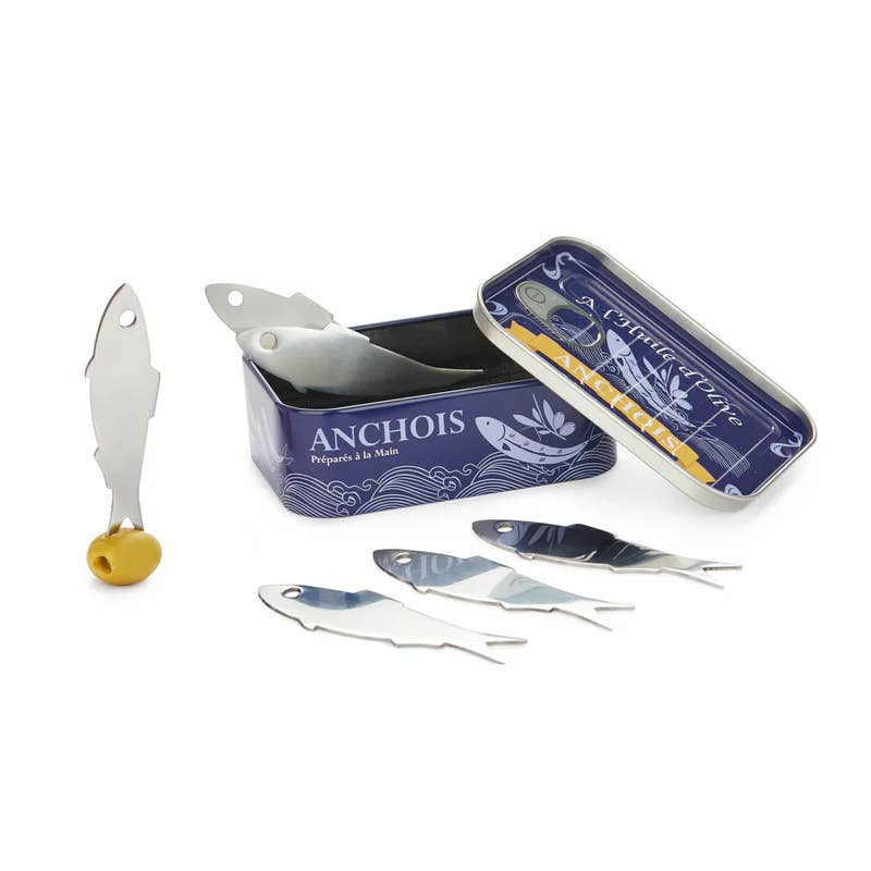 Anchovy Shape Snack Fork Set