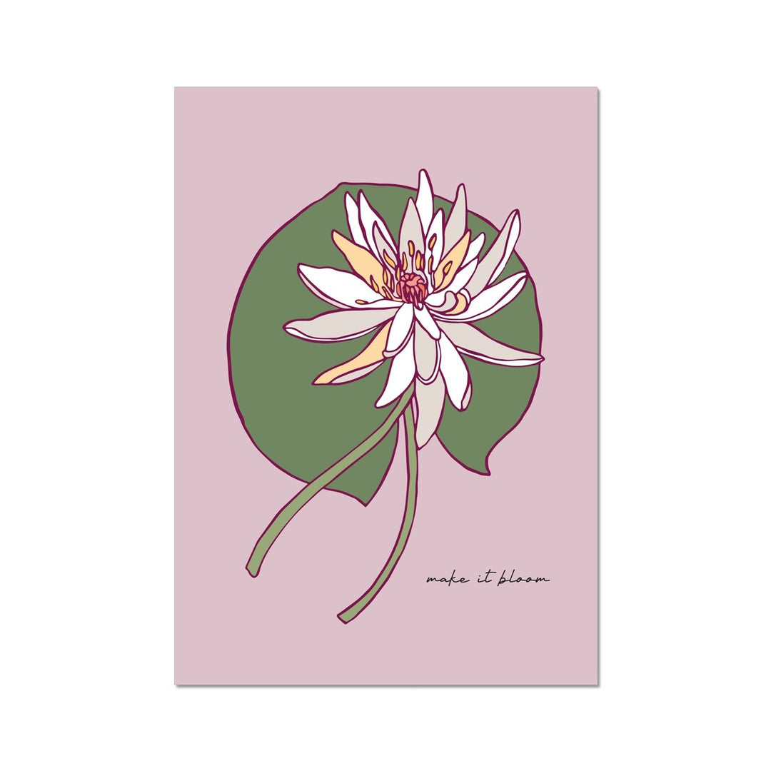 The Lily On The Pad Fine Wall Art Print