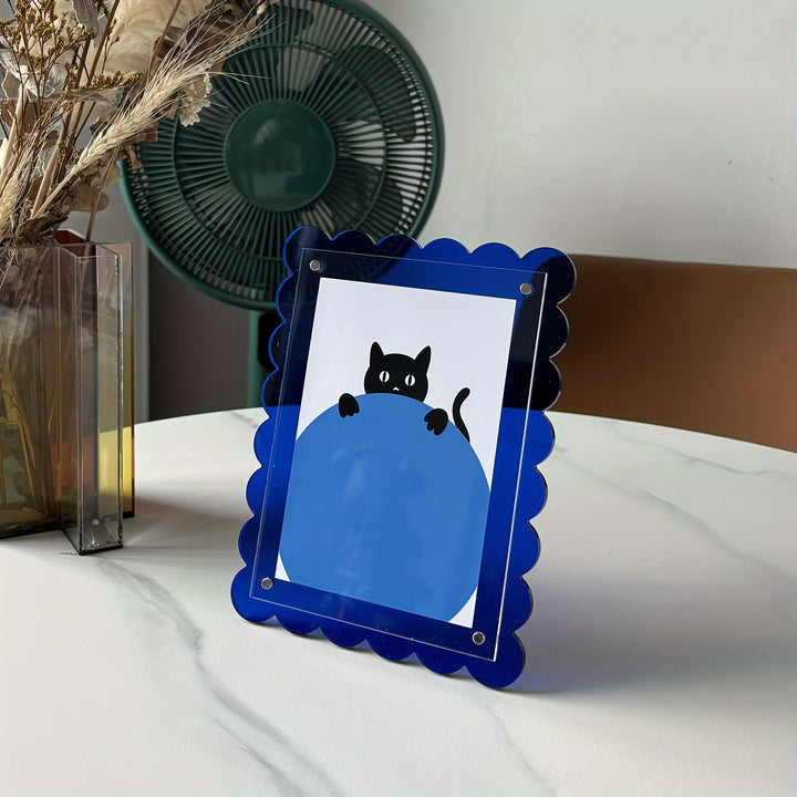 Colourful Scallop Acrylic Picture Frame - Yililo