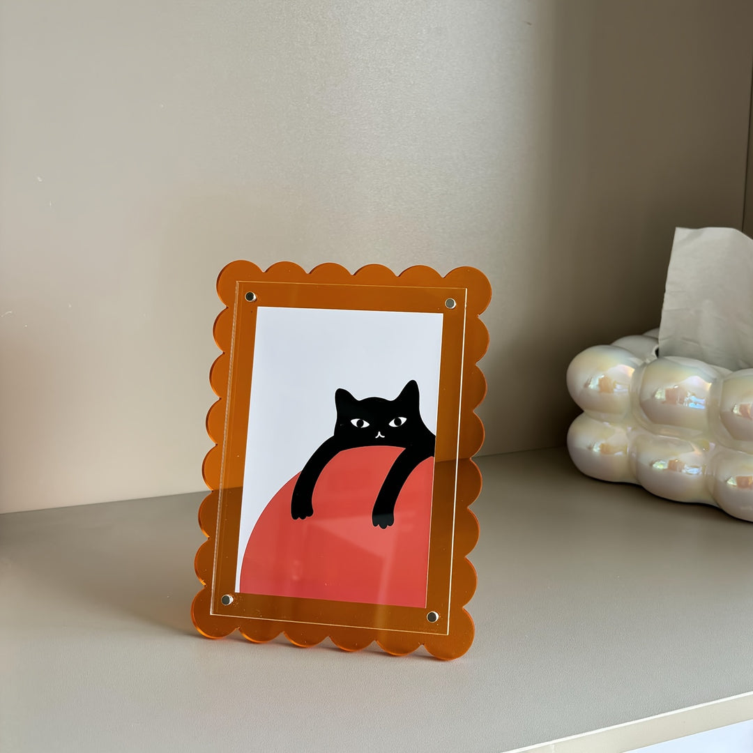 Colourful Scallop Acrylic Picture Frame - Yililo