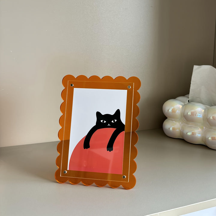 Colourful Scallop Acrylic Picture Frame - Yililo