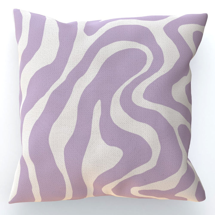 Lilac Swirl Retro Sofa Bed Cushion
