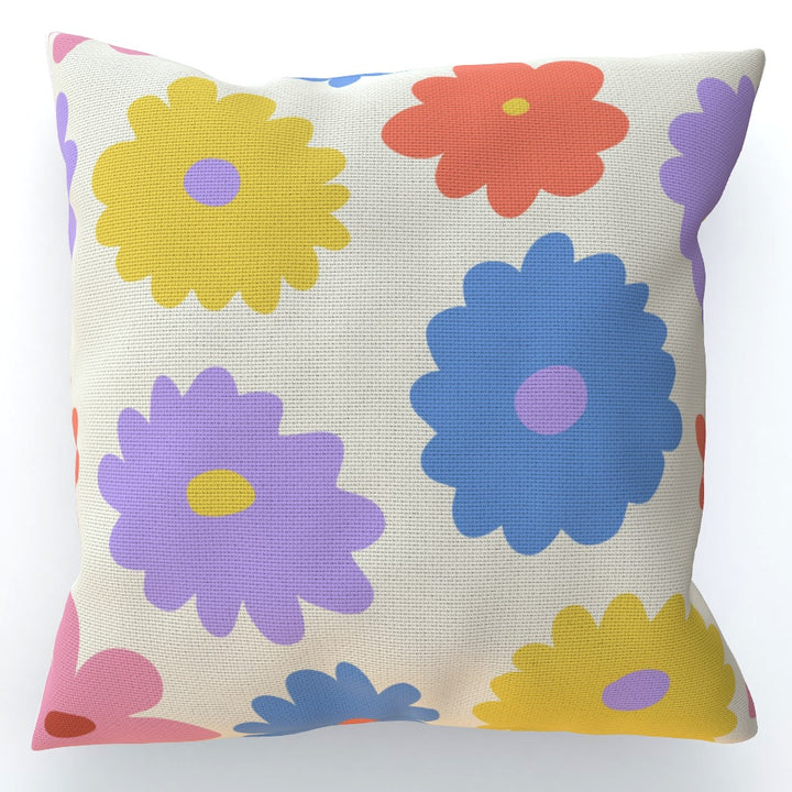 Big Colourful Flower Sofa Cushion
