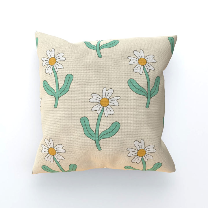 Daisy Cream Sofa Cushion - Yililo