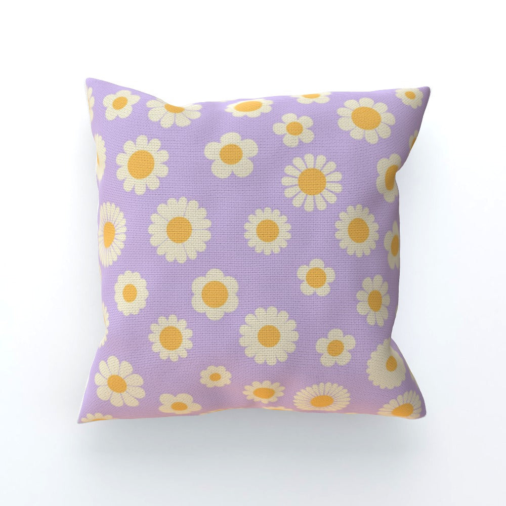 Lilac Flower 90s Cushion